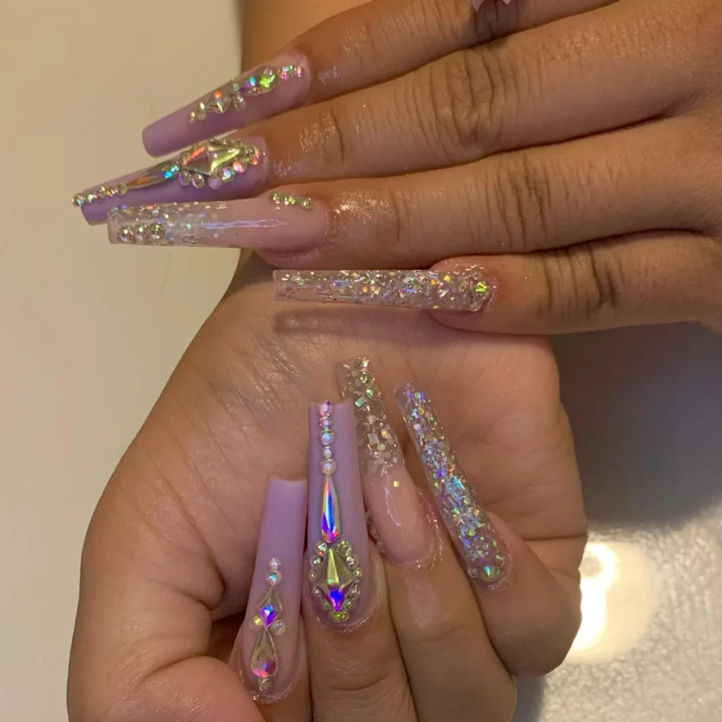 lavender nails ideas 1