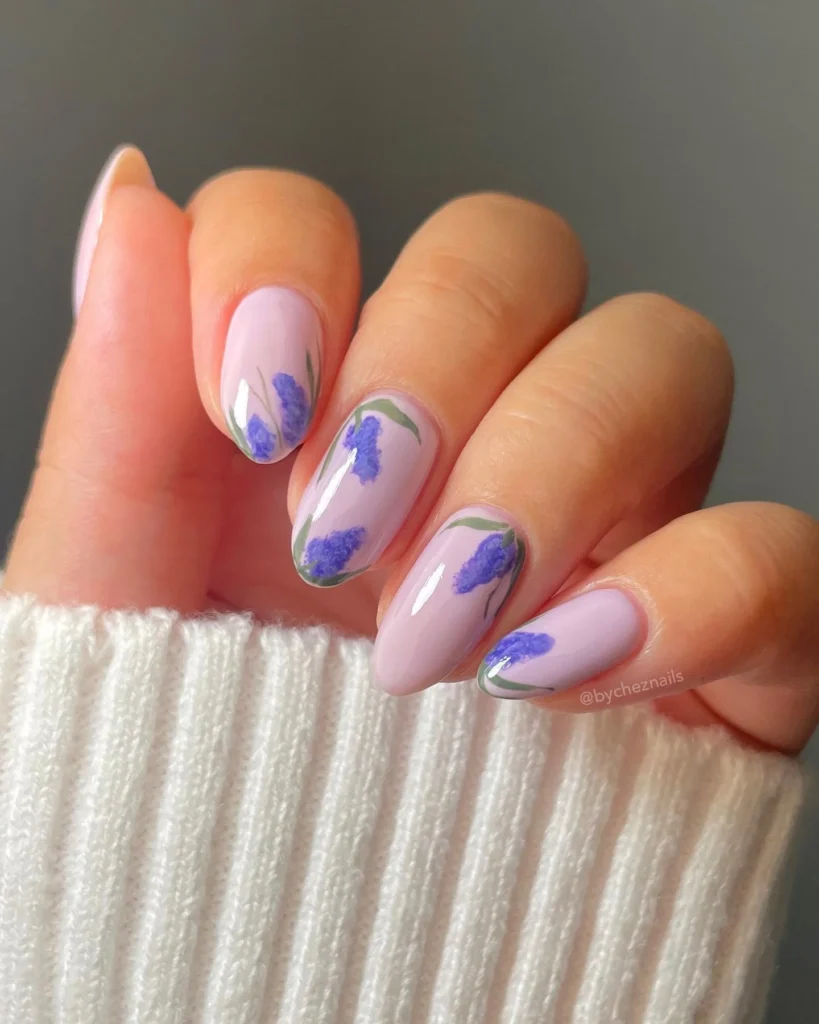 lavender nails ideas 2