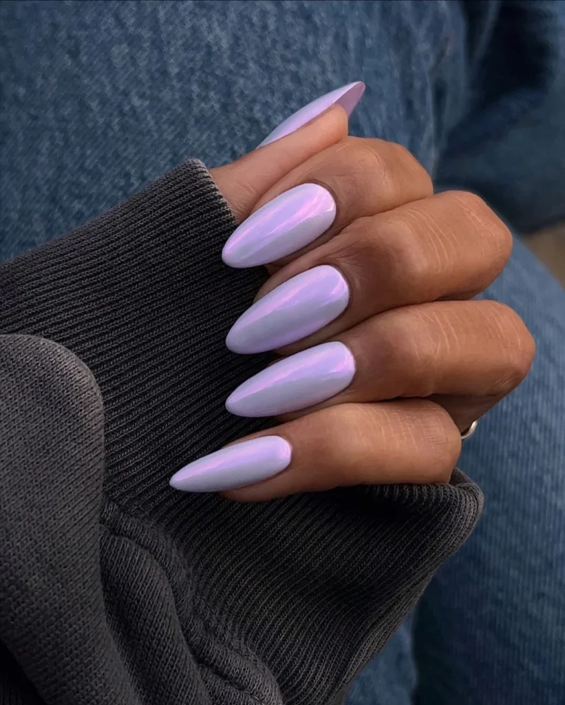lavender nails ideas 4