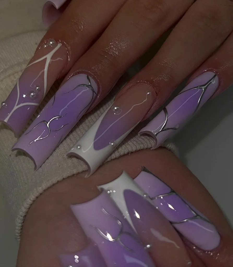 lavender nails ideas 6