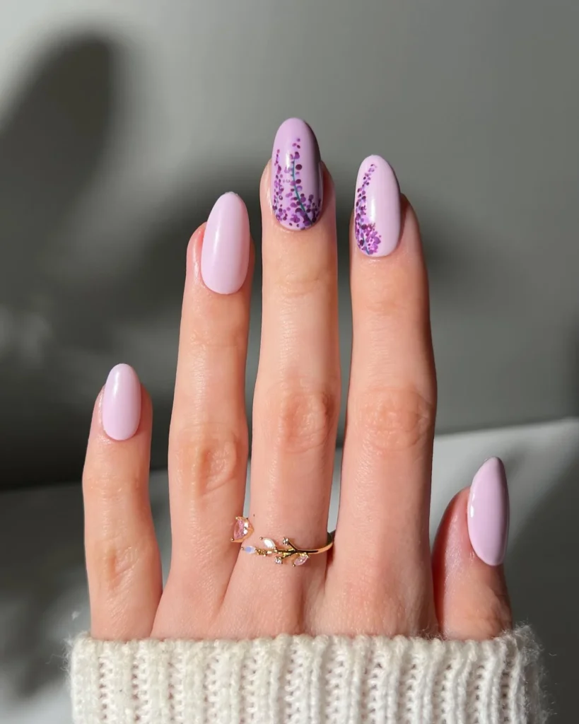 lavender nails ideas 7