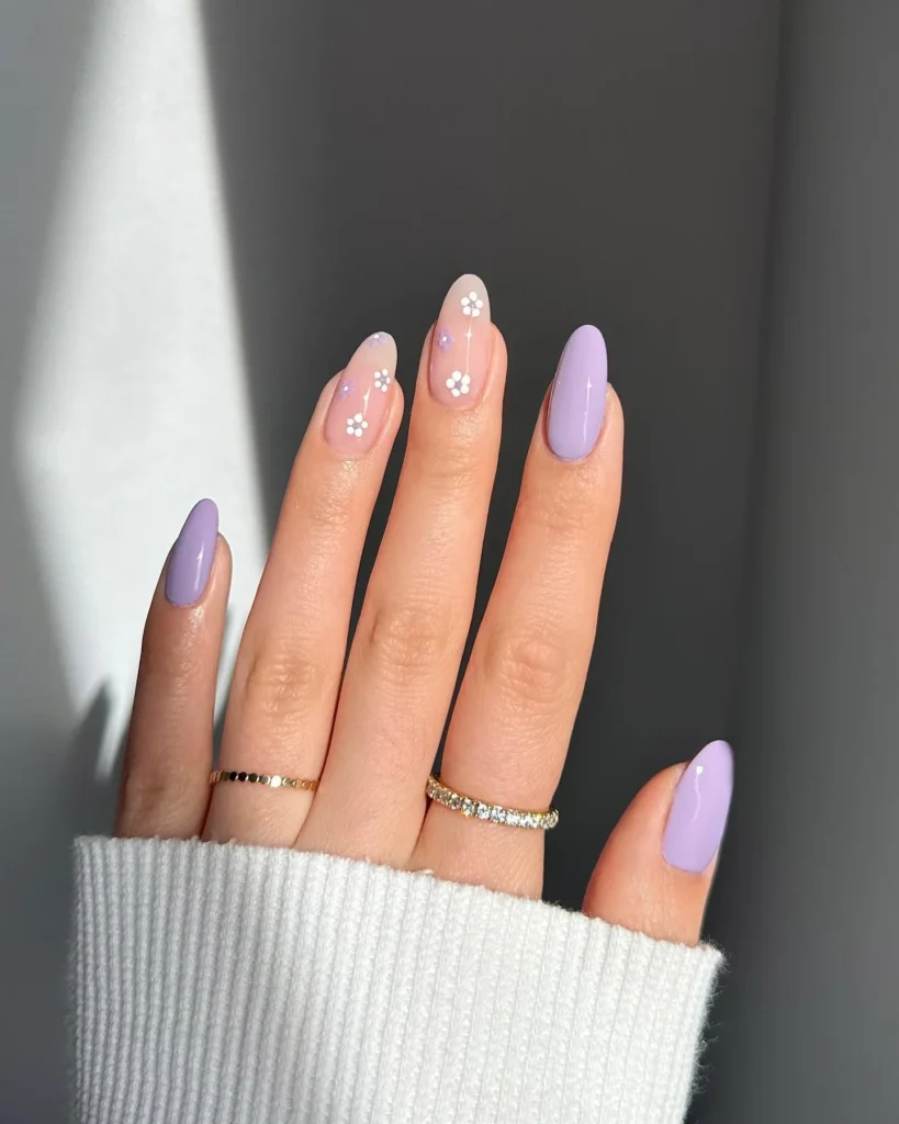 lavender nails ideas 8
