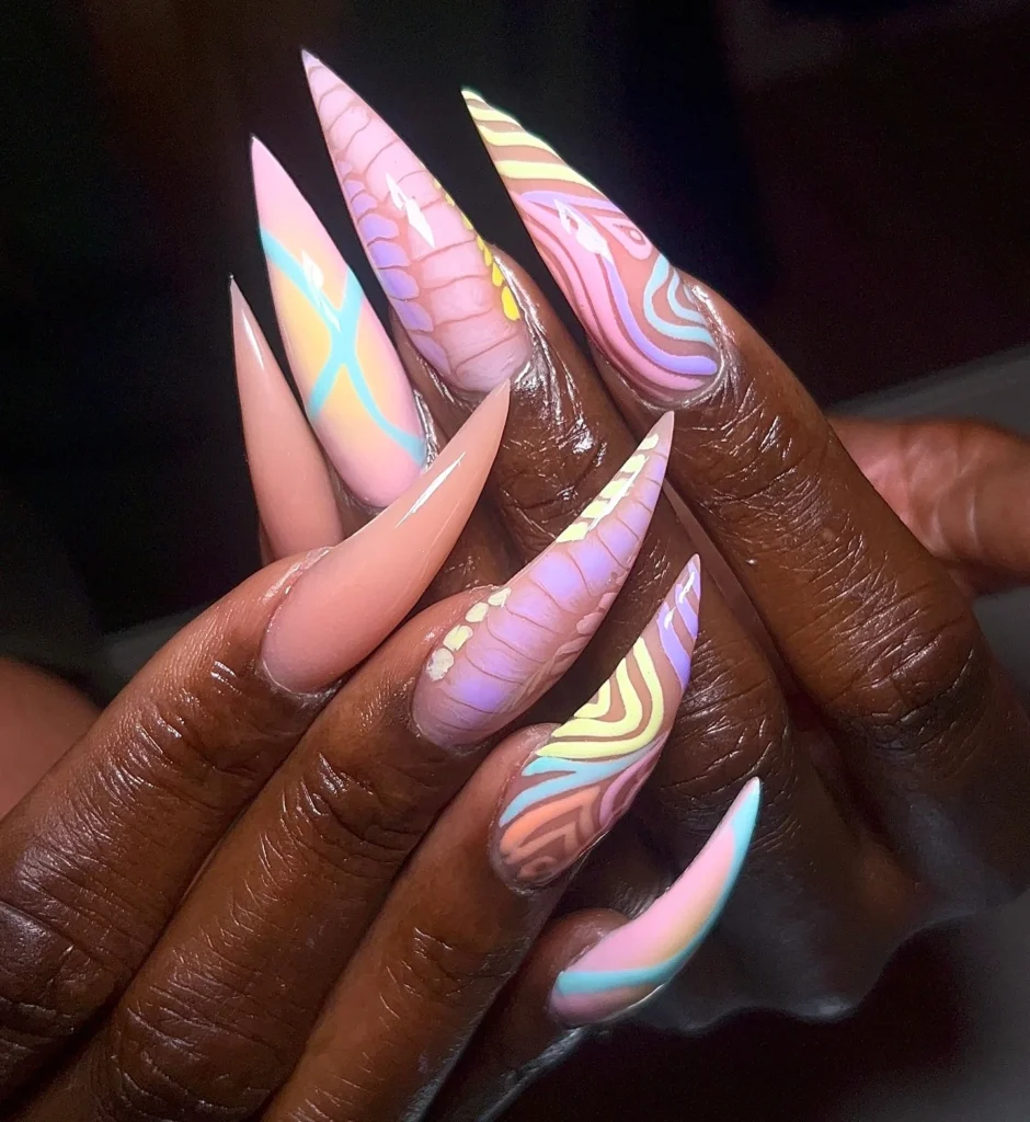nails acrylic designs 11