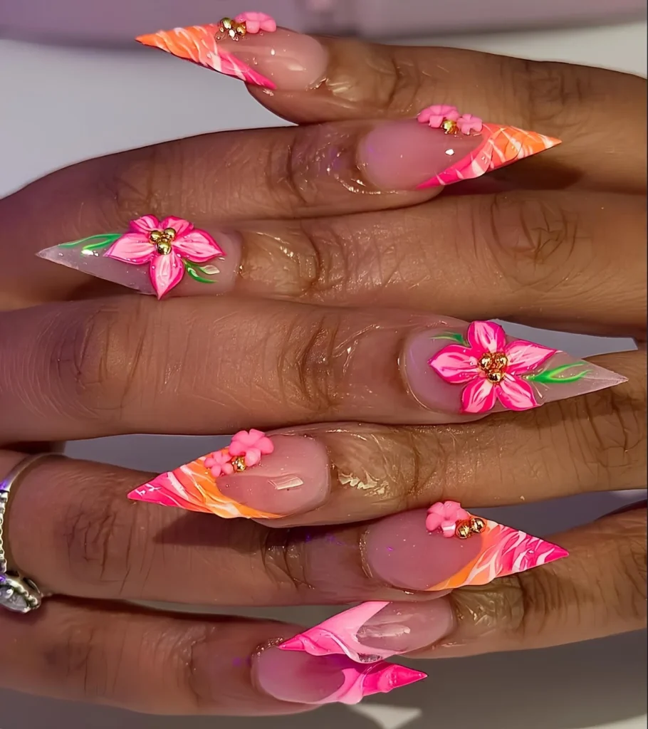 nails acrylic designs 13