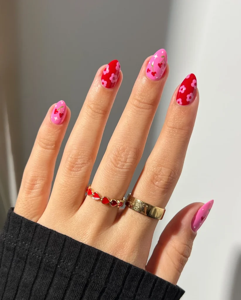 red nails 17