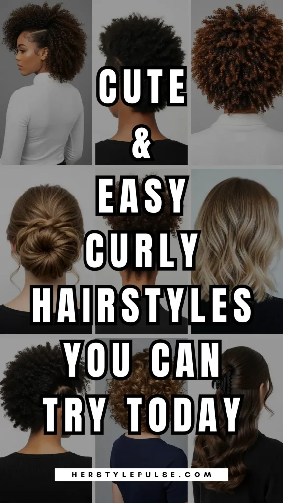 Cute And Easy Curly Hairstyles You Can Try Today