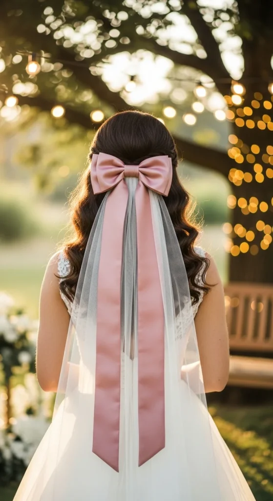 bridal bow hairstyle ideas (10)