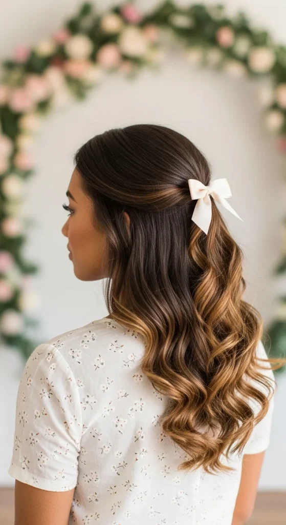 bridal bow hairstyle ideas (5)