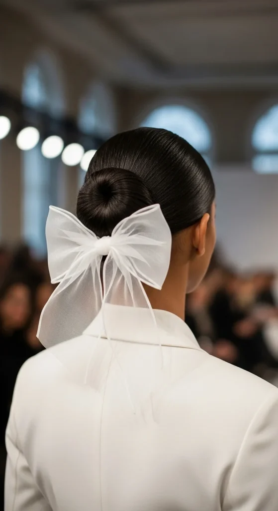 bridal bow hairstyle ideas (8)