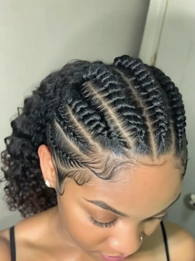 hair-braids-style-on-a-women-with-curly-hair (2)