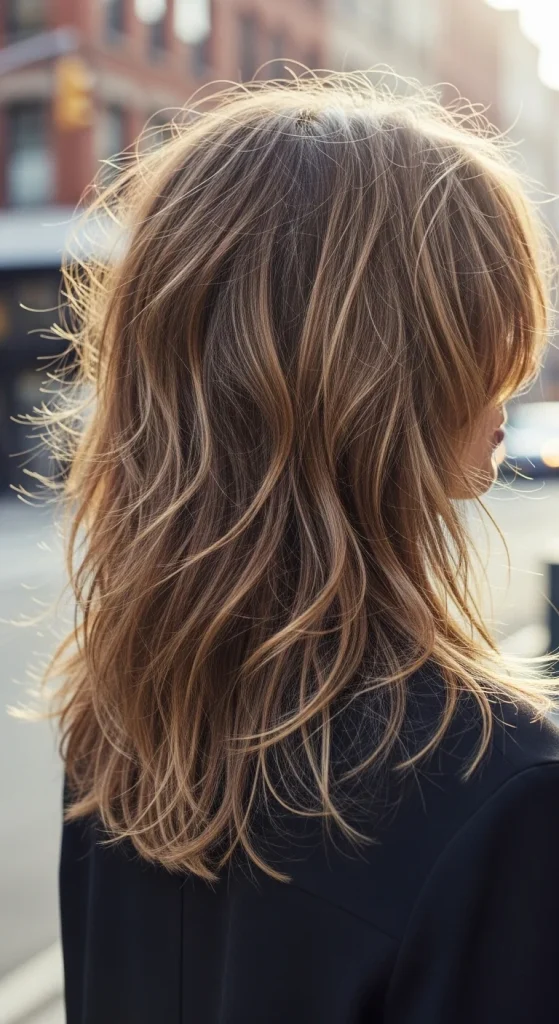 wavy hair shag haircut (8)