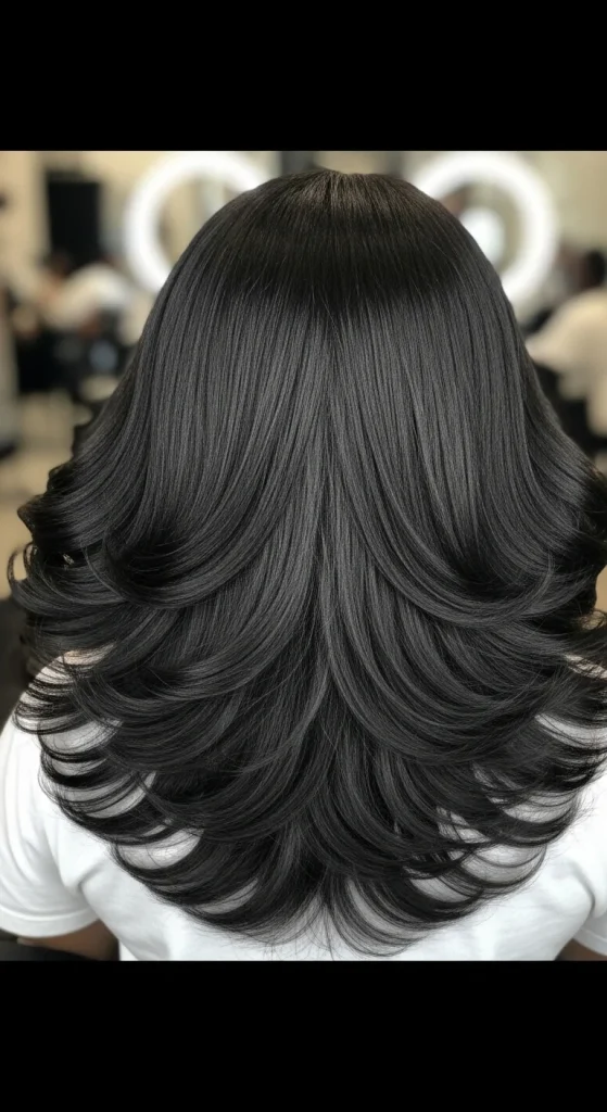 Butterfly Haircut Ideas Long Hair and Round Faces (3)