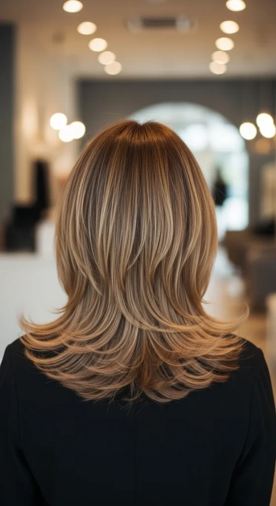 Butterfly Haircut Ideas Long Hair and Round Faces (8)