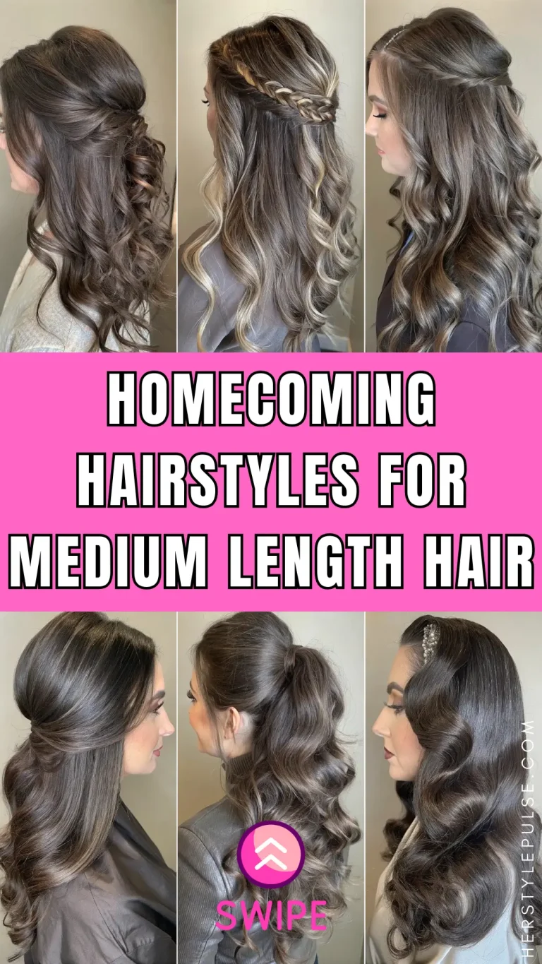 Homecoming Hairstyles For Medium Length Hair