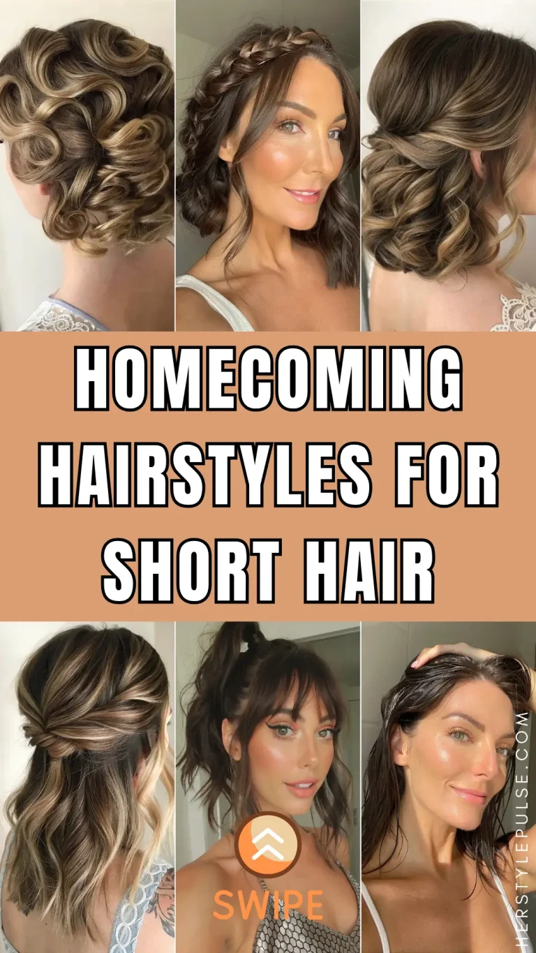 Homecoming Hairstyles for short hair
