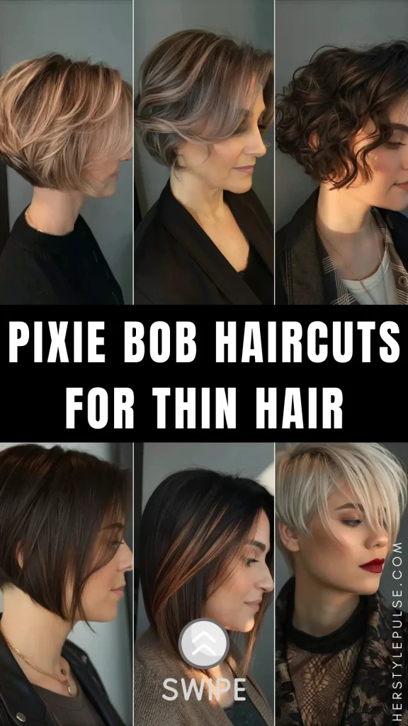 Pixie bob haircuts for thin hair