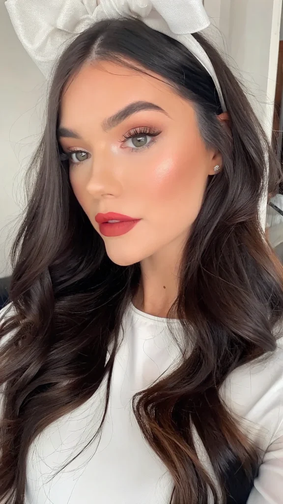 caramel highlights on brown hair (9)