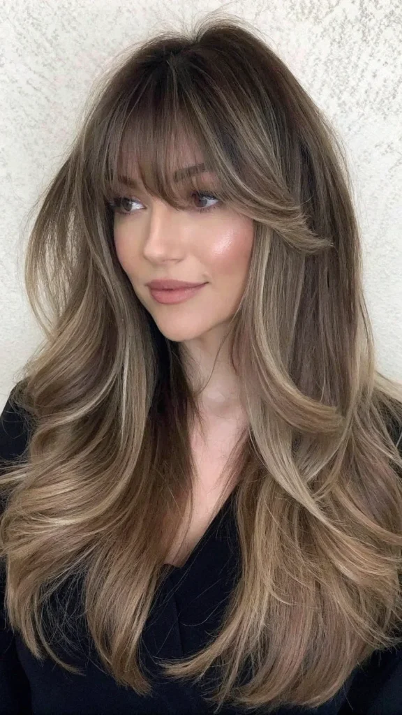 curtain bangs for round faces (3)