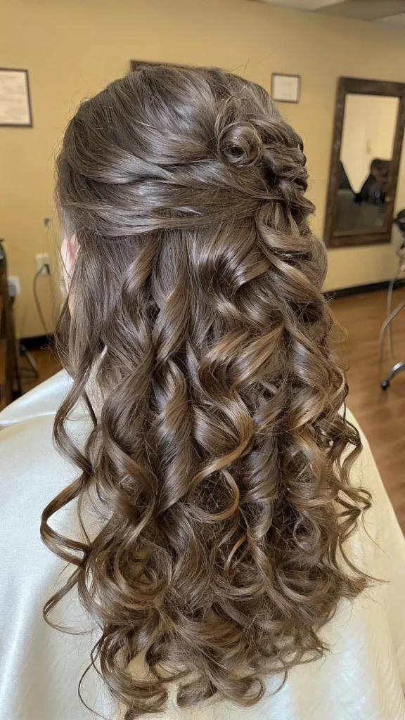 homecoming hairstyles for curly hair (1)
