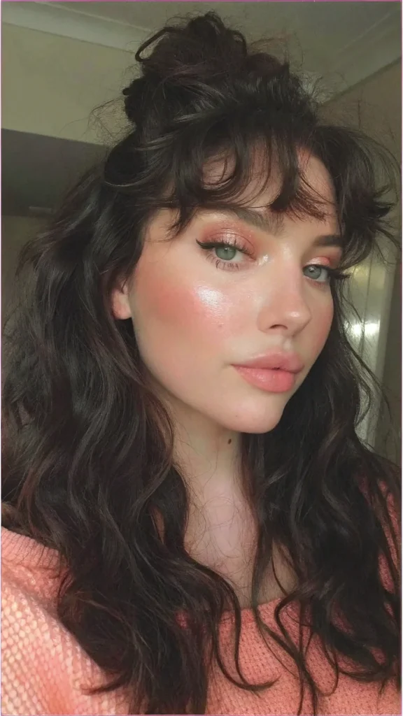 homecoming hairstyles for curly hair (7)