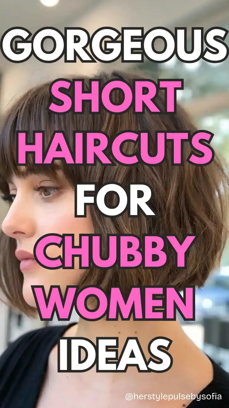 short haircuts for chubby women ideas