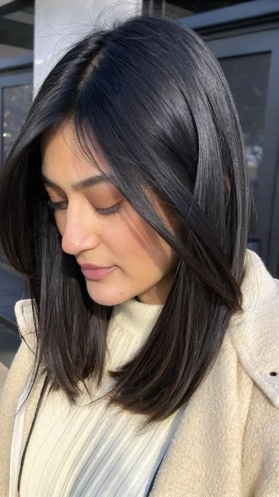 shoulder length layered hair (8)