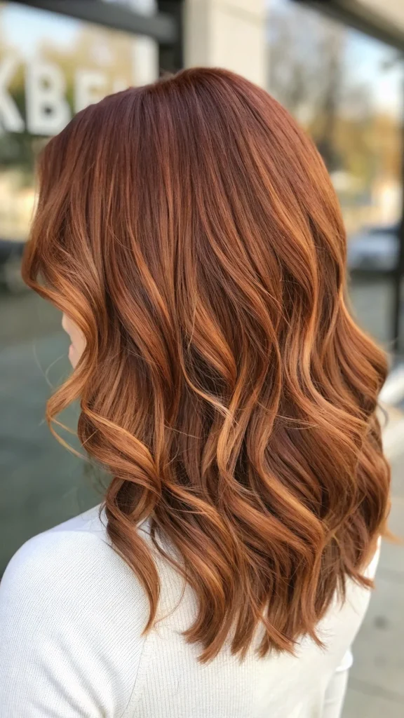 Auburn Hair Color with Highlights (1)