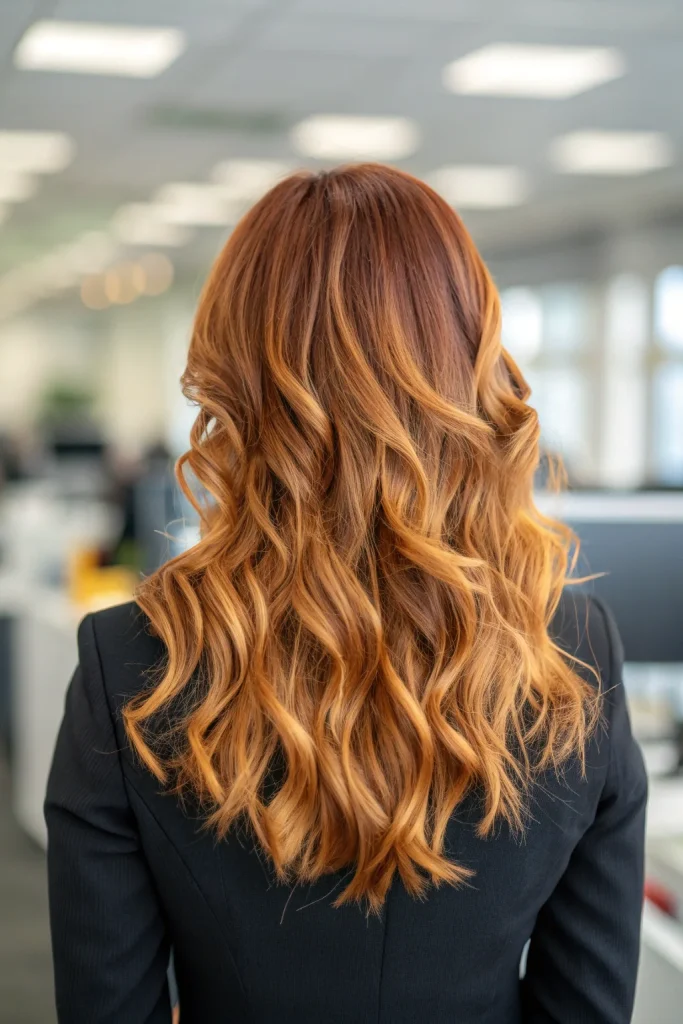 Auburn Hair Color with Highlights (10)