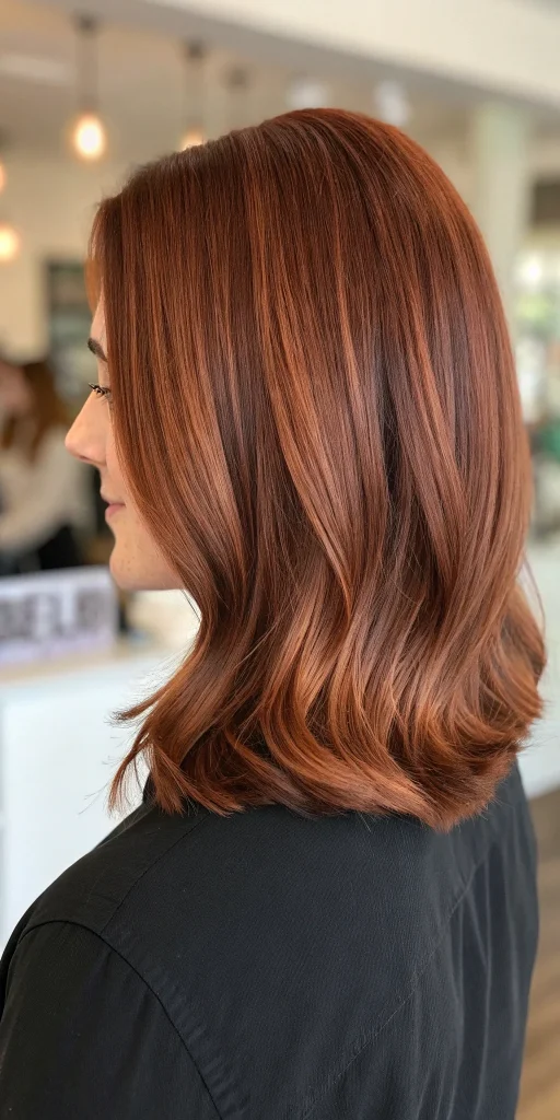Auburn Hair Color with Highlights (9)