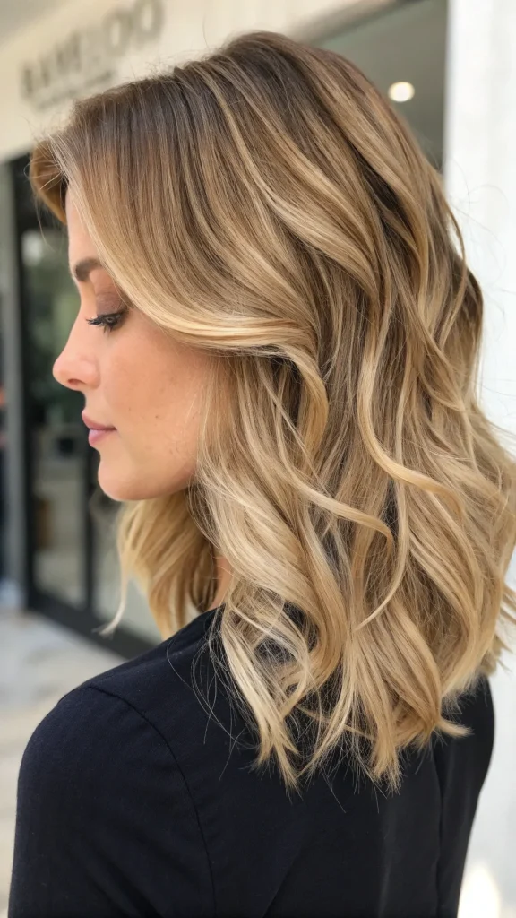 Buttercream blonde hair highlights (1)