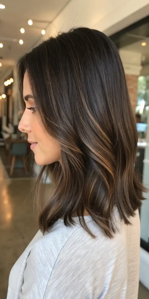 Dark Brown Balayage Hair (11)