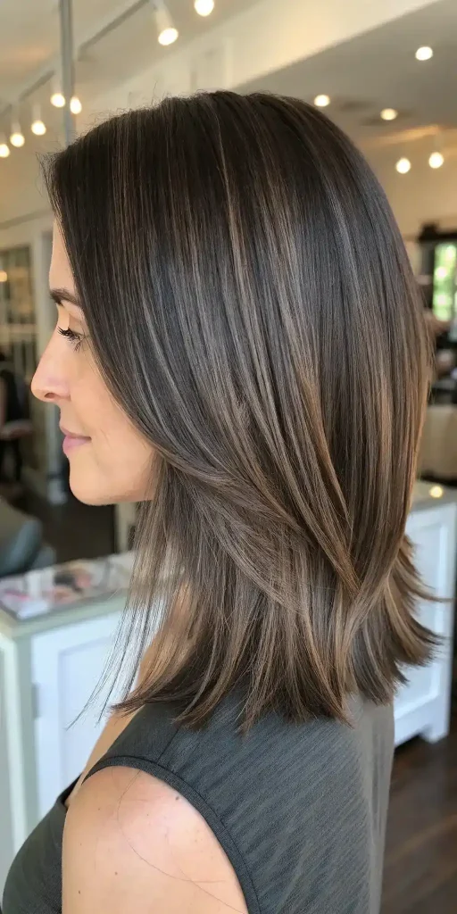 Dark Brown Balayage Hair (13)