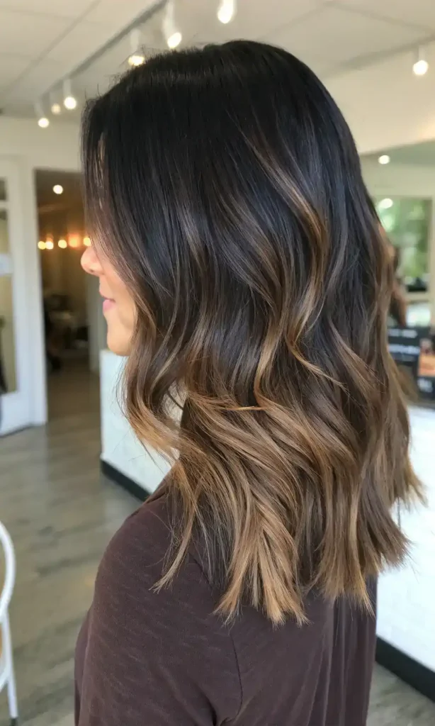 Dark Brown Balayage Hair (14)