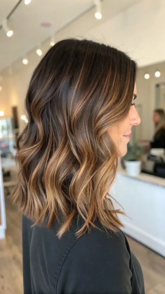 Dark Brown Balayage Hair (16)