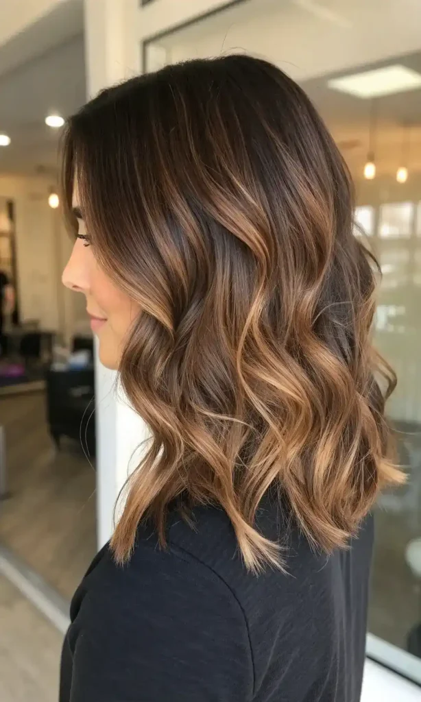 Dark Brown Balayage Hair (18)