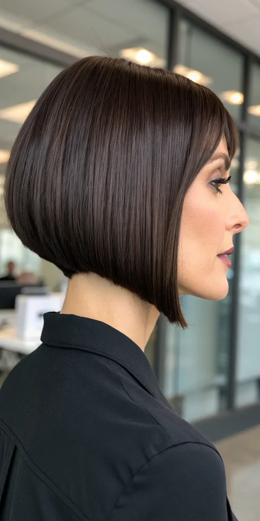 Dark Mahogany Brown Hair Color Idea (3)