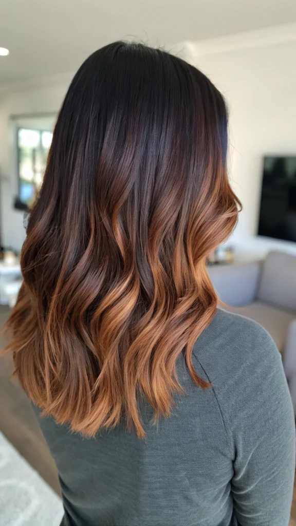 Dark Mahogany Brown Hair Color Idea (4)