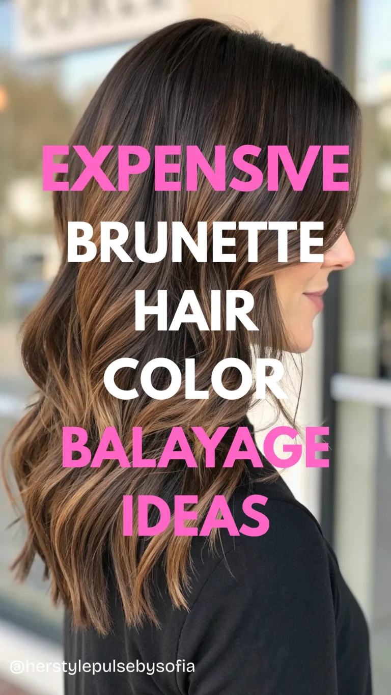 Expensive Brunette Hair Color Balayage Ideas