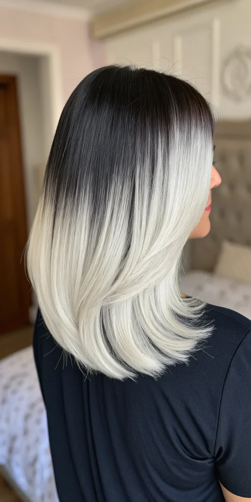 Half And Half Hair Color ideas (3)