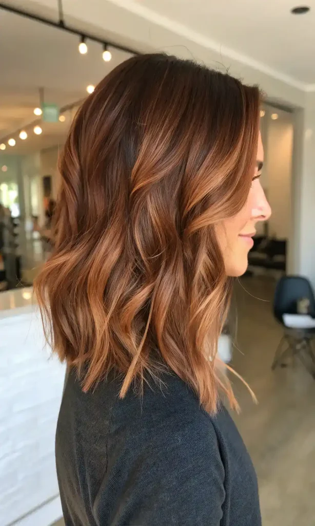 Honey Caramel Highlights on Brown Hair (12)