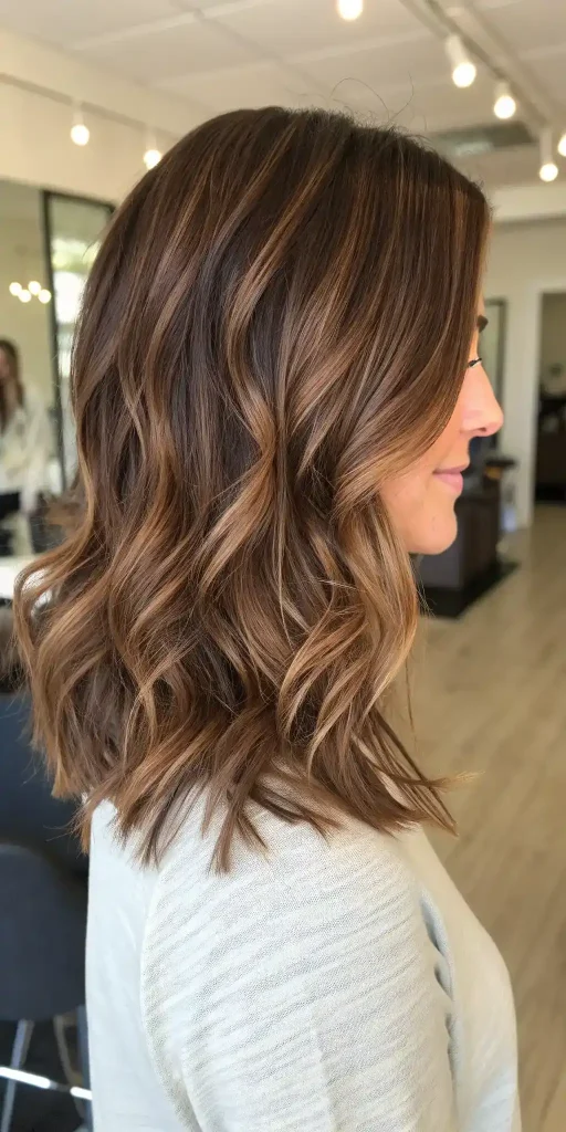 Honey Caramel Highlights on Brown Hair (13)