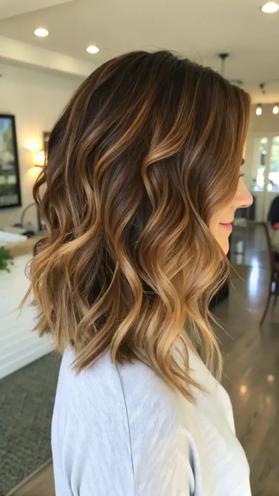 Honey Caramel Highlights on Brown Hair (15)