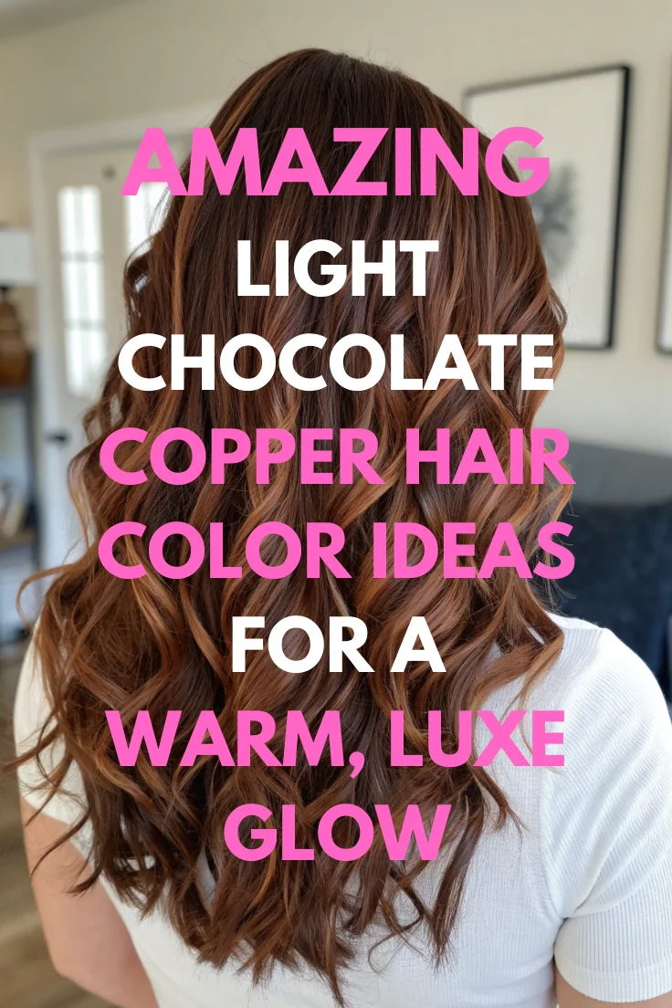 Light Chocolate Copper Hair Color Ideas