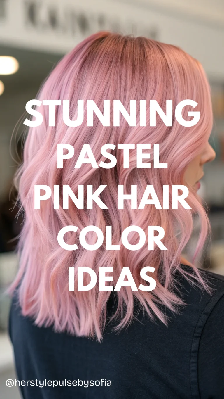 Pastel Pink Hair Color Ideas