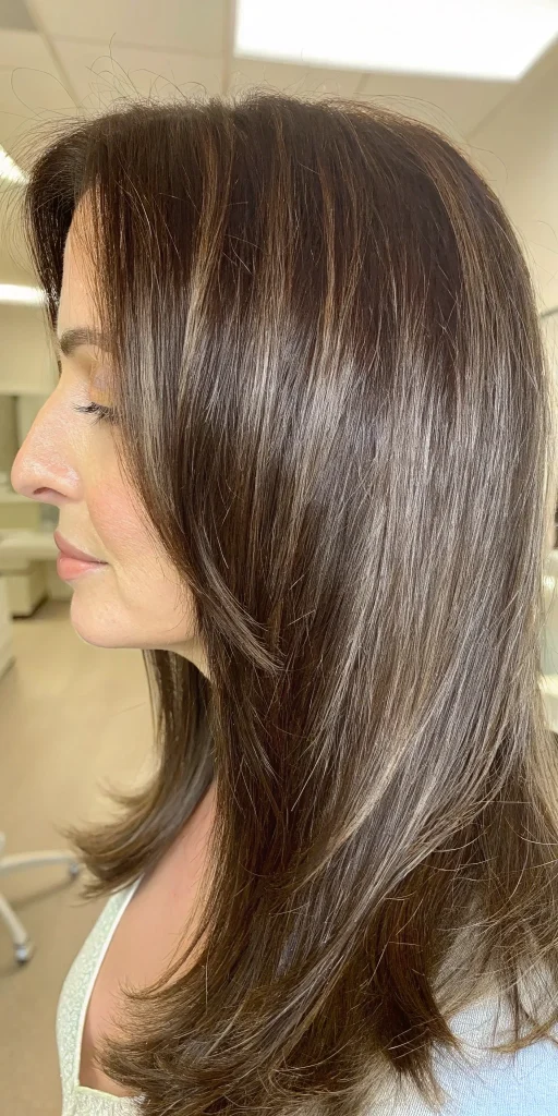 Shoulder Length Layered Choppy Haircut Idea (9)