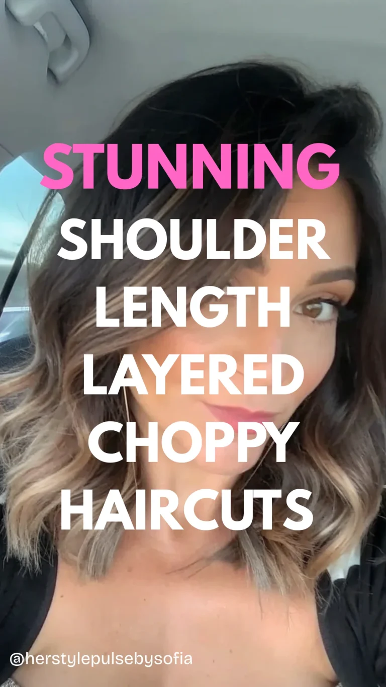 Shoulder Length Layered Choppy Haircuts