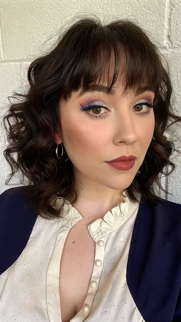 Textured Bob With Curtain Bangs (5)