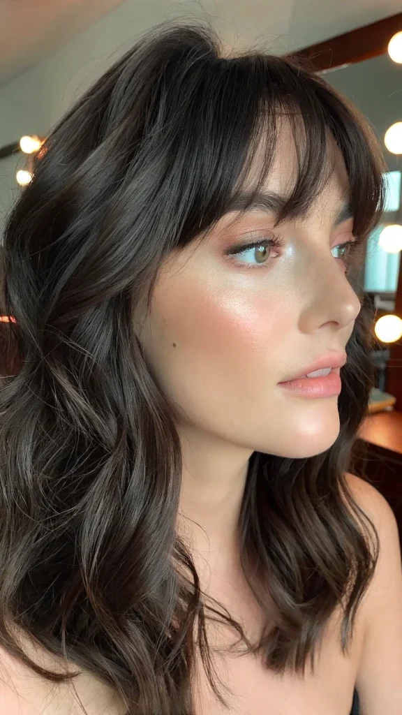 Textured Bob With Curtain Bangs (6)