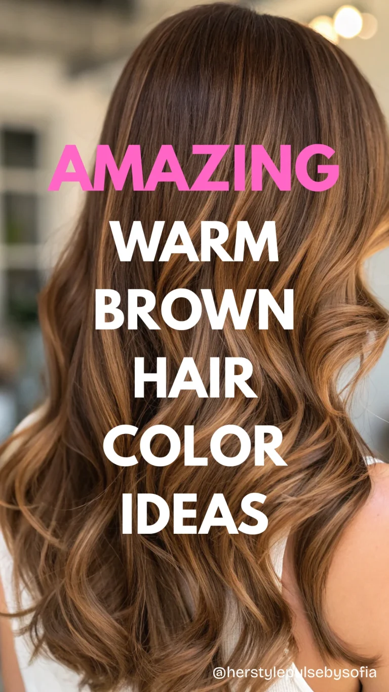 Warm Brown Hair Color Ideas