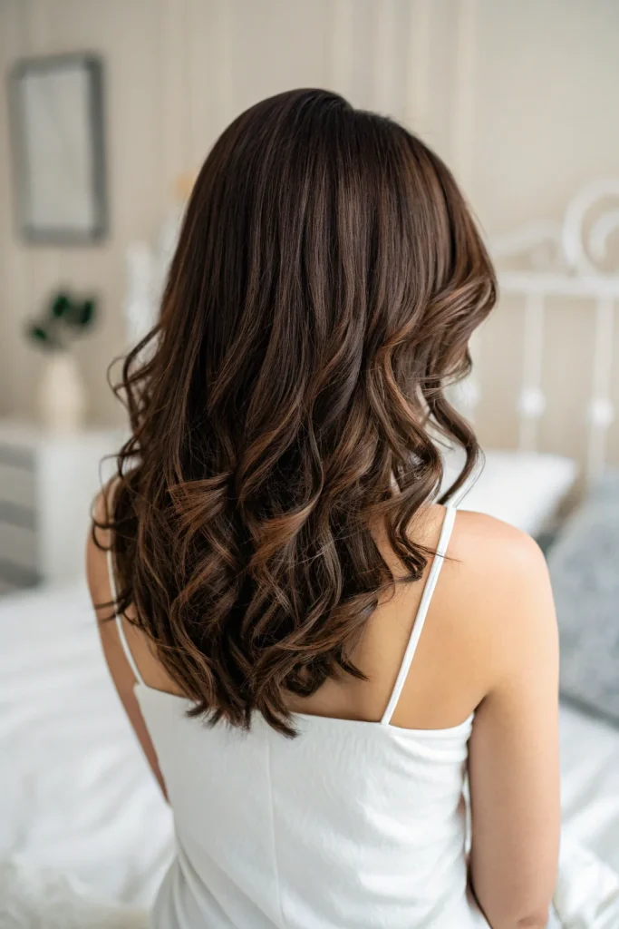 Warm Brown Hair Ideas for Pale Skin (2)